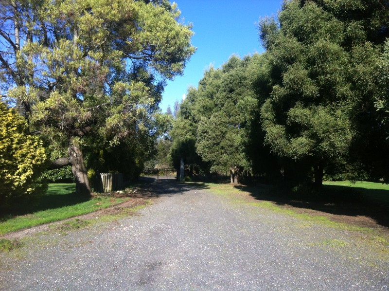 Spring Waters - back up the driveway to front gate