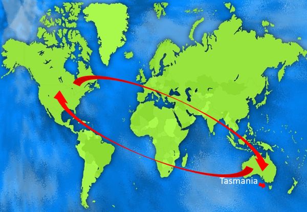 Australia and Tasmania